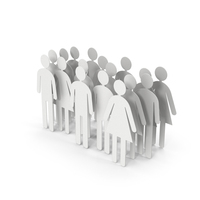Group Of People Paper Figures PNG & PSD Images