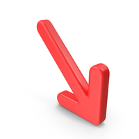 Diagonal Arrow Down PNG & PSD Images