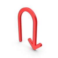 Arrow U Turn Down PNG & PSD Images