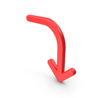 Arrow Turn Down PNG & PSD Images