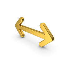 Gold Arrow Left аnd Right PNG & PSD Images