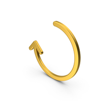 Gold Arrow Recycle PNG & PSD Images
