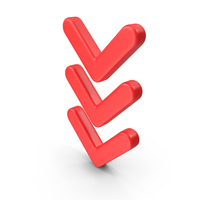 Triple Arrow Down PNG & PSD Images
