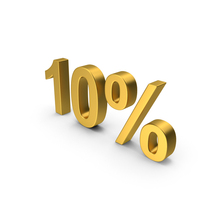 10 Percent Gold PNG & PSD Images