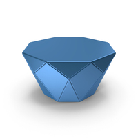 Blue Mirror Coffee Table PNG & PSD Images
