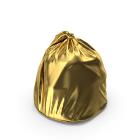 Gold Santa Claus Bag PNG & PSD Images