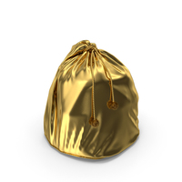 Gold Santa Claus Bag PNG & PSD Images