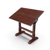 Draft Table Shellac Wood PNG & PSD Images