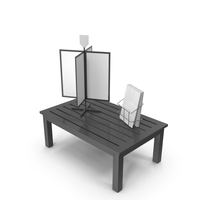 Banner On Table PNG & PSD Images