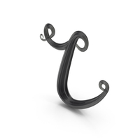 Black Glass Letter R PNG & PSD Images