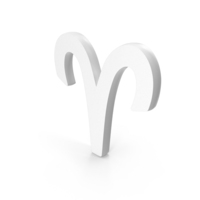 White Aries Zodiac Sign PNG & PSD Images