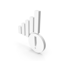 White Attention Internet Connection Icon PNG & PSD Images