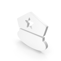 White Officer Hat Icon PNG & PSD Images