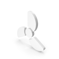White Fan Wings Icon PNG & PSD Images