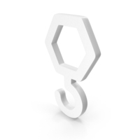 White Construction Crane Hook Icon PNG & PSD Images