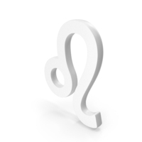 White Leo Zodiac Sign PNG & PSD Images