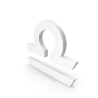 White Libra Zodiac Sign PNG & PSD Images
