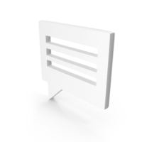 White Chat Bubble Icon PNG & PSD Images