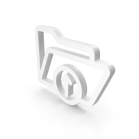White Upload Folder Icon PNG & PSD Images