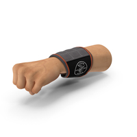 Magnetic Wristband on Human Arm PNG & PSD Images