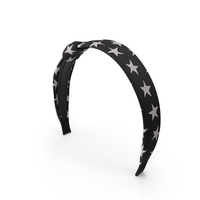 Black Hairband with Stars PNG & PSD Images