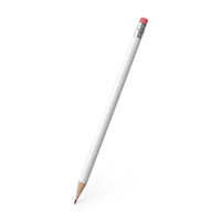 Pencils Mockup Type  Section Pose  Silver Pink Erasor White Body PNG & PSD Images