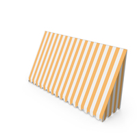 Storefront Awning Tent Striped Orange PNG & PSD Images