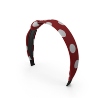 Twist Hairband Red PNG & PSD Images