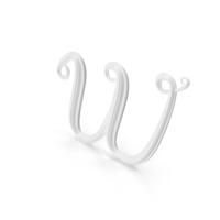 Monochrome Letter W PNG & PSD Images