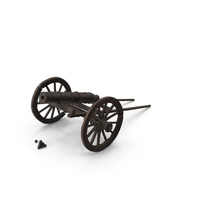 Cherry Wood Cannon PNG & PSD Images