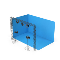Blue Studio Set PNG & PSD Images