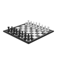 Chess Set Black White PNG & PSD Images