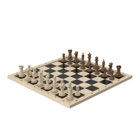 Wood Chess Set PNG & PSD Images