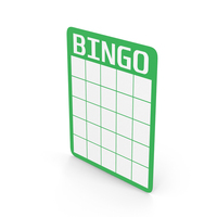 Bingo Paper Green PNG & PSD Images