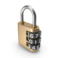 Combination Padlock PNG & PSD Images
