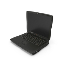 Vintage Apple PowerBook G3 Laptop PNG & PSD Images