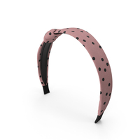 Knotted Headband Pink PNG & PSD Images