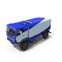 Rally Truck Dakar Blue Simple Interior PNG & PSD Images