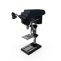 Bench Drill Press with Drill Bits PNG & PSD Images