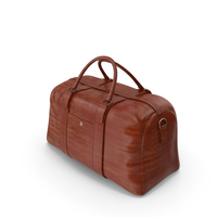 Leather Travel Bag Brown PNG & PSD Images