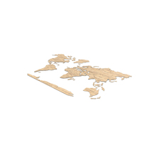 Wooden Wall World Map PNG & PSD Images