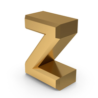 Gold Letter Z PNG & PSD Images