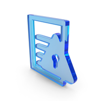Alert Document Icon Glass PNG & PSD Images