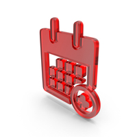 Glass Add Calendar Icon PNG & PSD Images