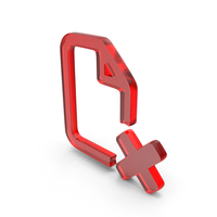 Glass Delete File Icon PNG & PSD Images