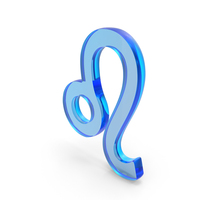 Leo Astrological Sign Zodiac Icon Glass PNG & PSD Images