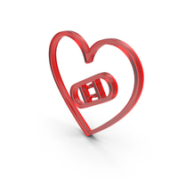 Glass Heart Bandage Outline Icon PNG & PSD Images