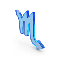 Glass Scorpio Zodiac Sign PNG & PSD Images