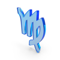 Glass Virgo Zodiac Sign PNG & PSD Images