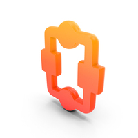 Parallel Task Symbol Glowing PNG & PSD Images